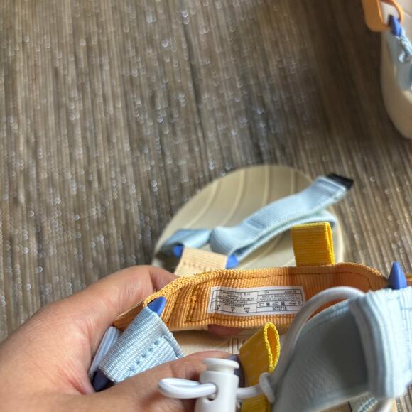 MERRELL | Women's Speed Fusion Sandals Tangelo Ice Blue Sz 9 - Picture 5 of 6